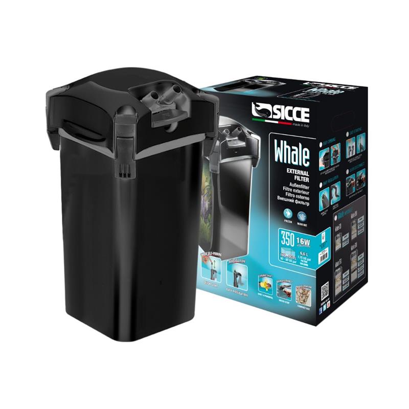 Filtru extern Sicce Whale 350 Black - imagine 4